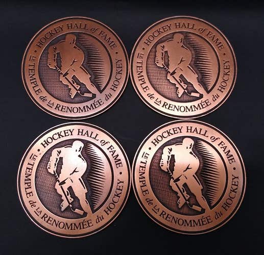 BRAND NEW NHL Hockey Hall of Fame Coasters Set of 4 Metal TR