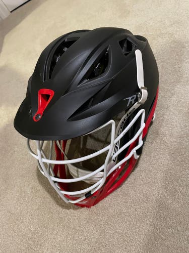 Cascade R Lacrosse Helmet (Black/Red)