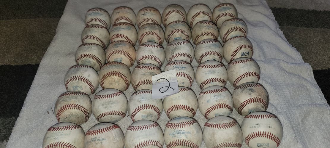 Used Rawlings Official Minor League Baseballs 36 Pack (3 Dozen)
