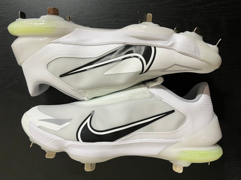 Nike Men's Force Zoom Trout 9 Pro Baseball Cleats in White, Size: 9.5 | FB2907-100