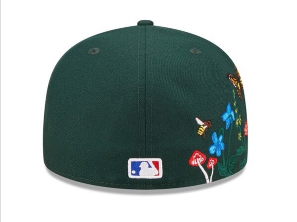 New Era Blooming 5950 Oakland Athletics Fitted Hat