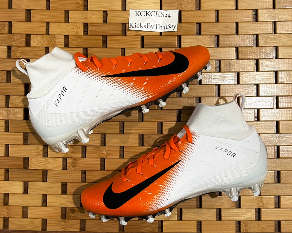 Nike Vapor Untouchable Pro 3 Football Cleats Orange AO3021-118 Mens size 12.5