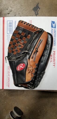 Used Rawlings Right Hand Throw Infield Rs1308 Baseball Glove 13"