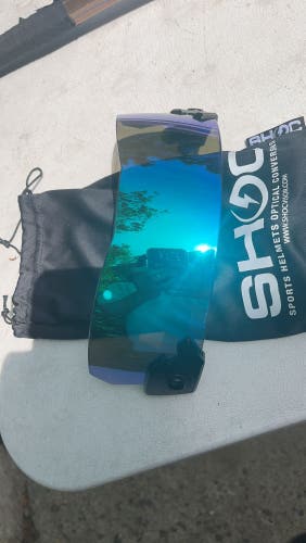 Used Shoc Lacrosse Visor For Cascade S And R Helmets