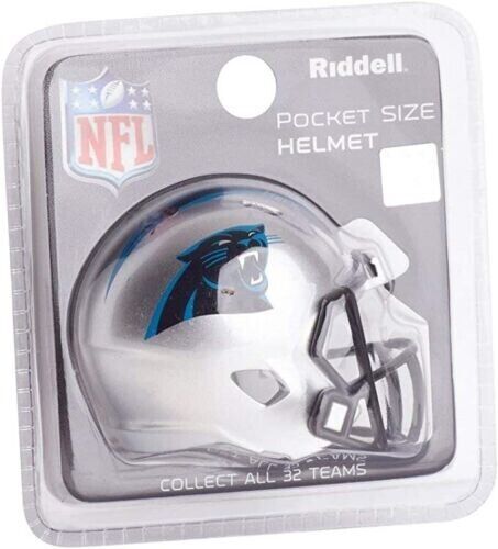 Carolina Panthers Pocket Pro Riddell NFL Helmet Speed Style