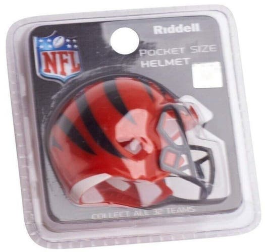 Cincinnati Bengals Pocket Pro Riddell NFL Helmet Speed Style