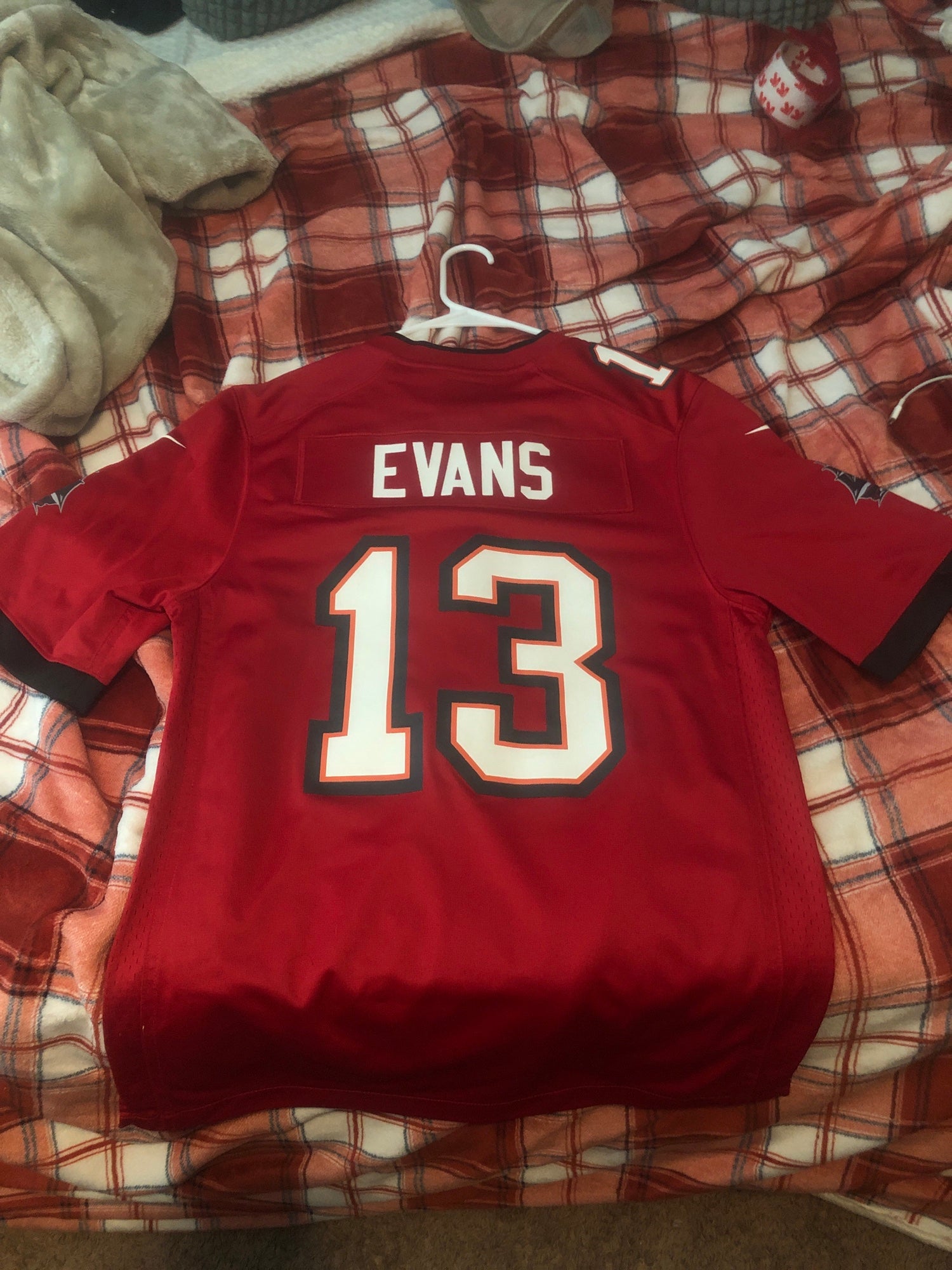 Nike NFL On Field Tampa Bay Buccaneers #13 Mike Evans Red Jersey - Sz. S