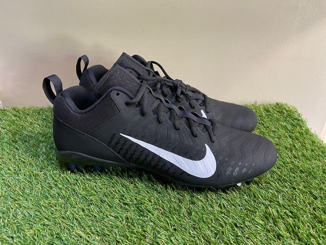 Nike Alpha Menace Pro 2 Low Football Cleats Black DO6374-001 Mens 13.5 Wide NEW