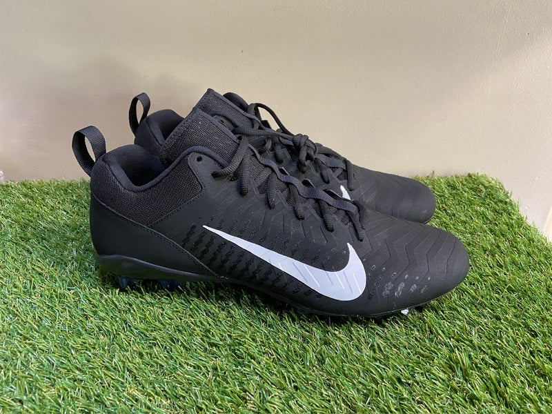 Nike Alpha Menace Pro 2 Low Football Cleats Black DO6374-001 Mens 13.5 Wide NEW