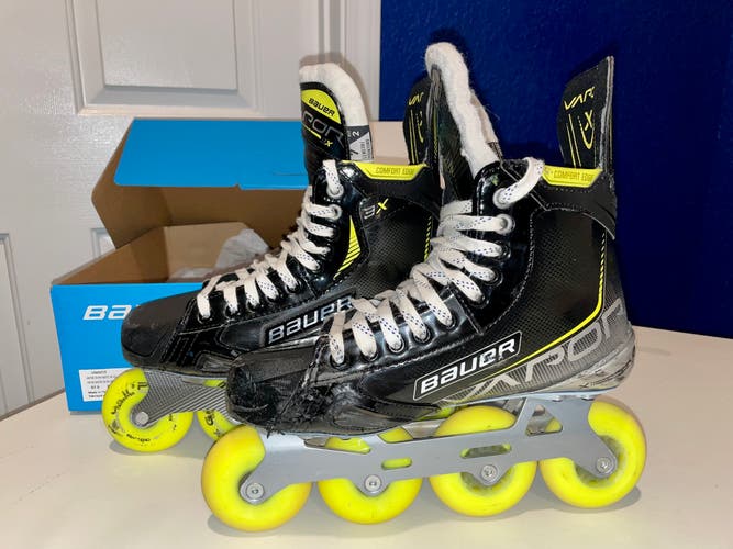 Senior Used Bauer Vapor 3X RH Inline Roller Hockey Skates Regular Width Size 7
