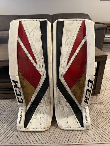 Used 34" + 2 Regular CCM Premier II Pro Goalie Full Set