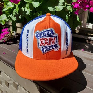 Vintage Rare Super Bowl XXIV Denver Broncos Sam Francisco 49ers Hat Snapback