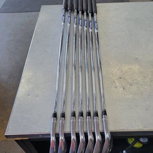 Used Adams Golf Idea Pro Gold Forged 4i-pw Stiff Flex Steel Shaft Iron Sets