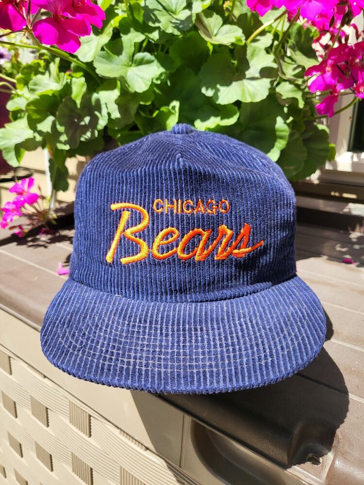 Vintage NFL Chicago Bears Annco Corduroy Snapback Hat – 