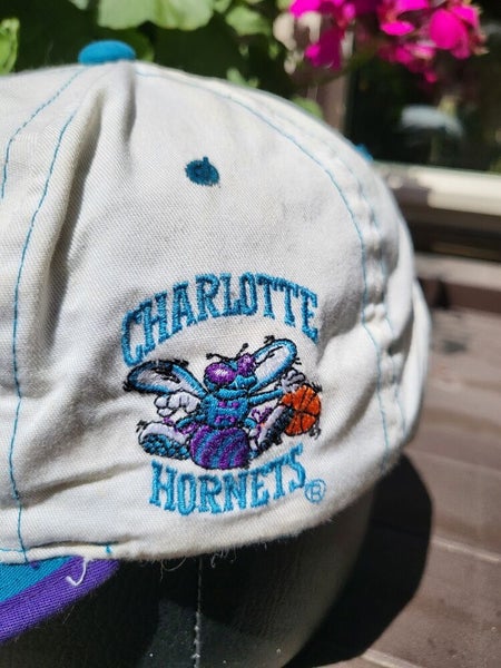 Vintage Rare Charolette Hornets NBA Sports Starter Arch Hat Cap