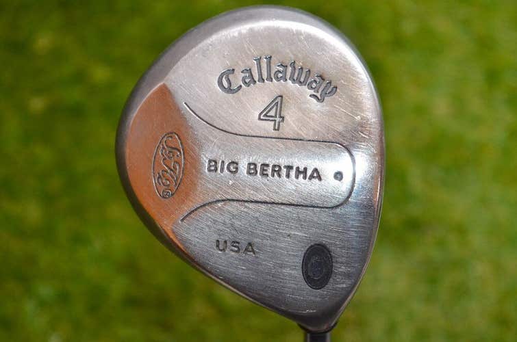 Callaway 	Big Bertha S2H2	4 Wood	RH	42.5"	Graphite	Regular	New Grip