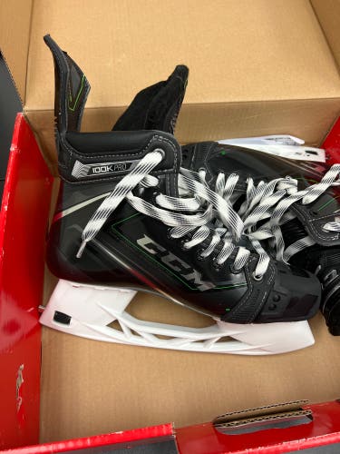 New CCM Regular Width Size 8 RibCor 100k Pro Hockey Skates