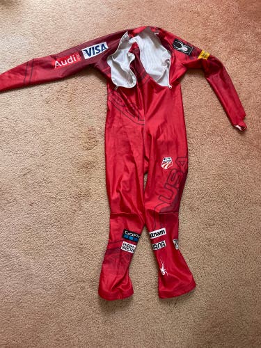 Used Large Spyder Ski Suit FIS Legal
