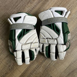 Used Player's Maverik Large Max Lacrosse Gloves