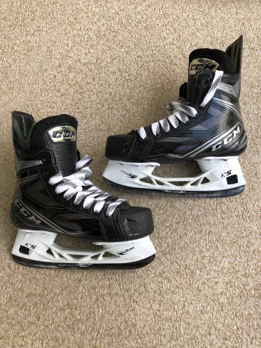 Junior Used CCM ribcore platinum Hockey Skates Regular Width Size 3