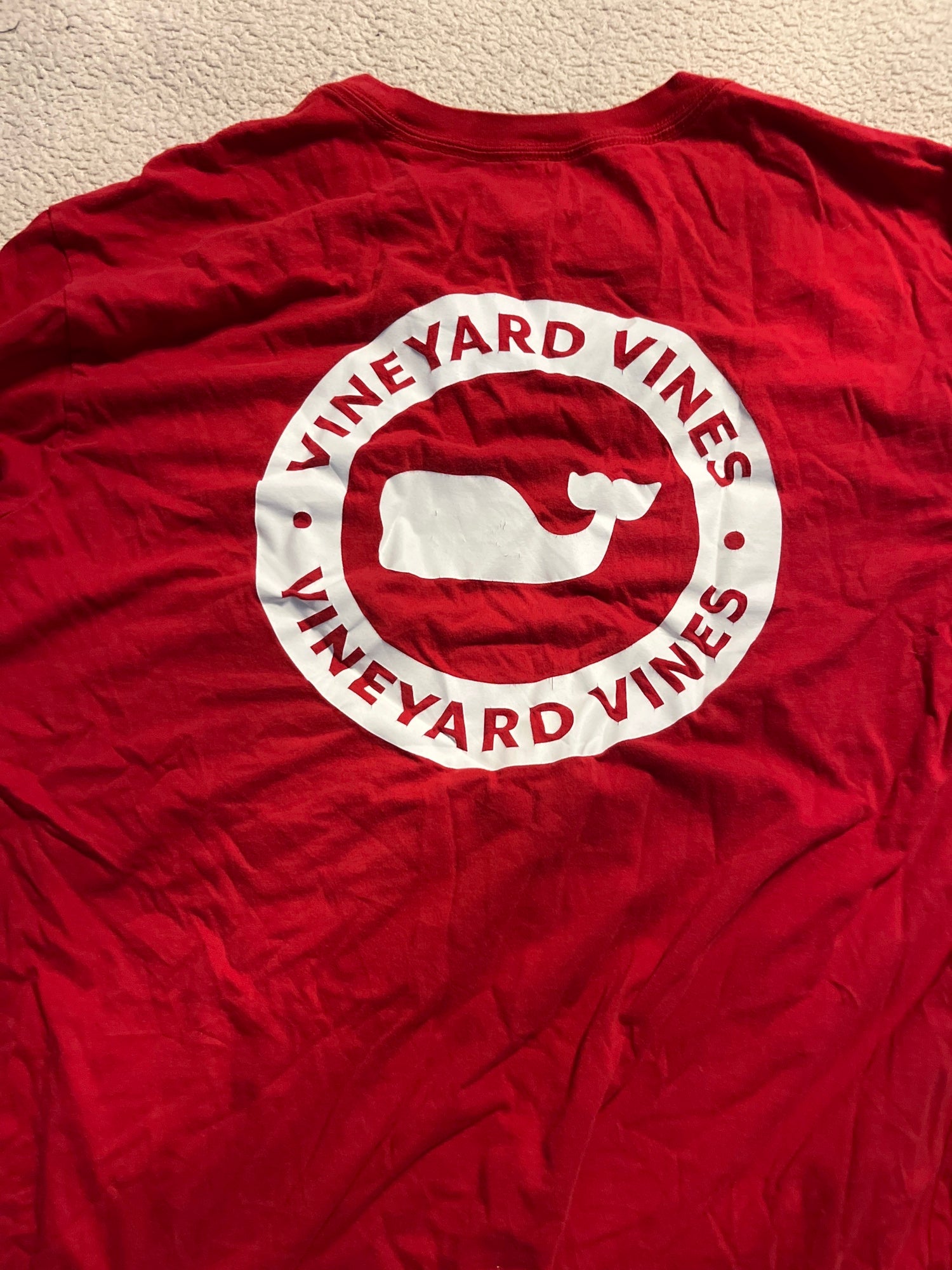Men's Vineyard Vines White Auburn Tigers Football Whale Long Sleeve T-Shirt