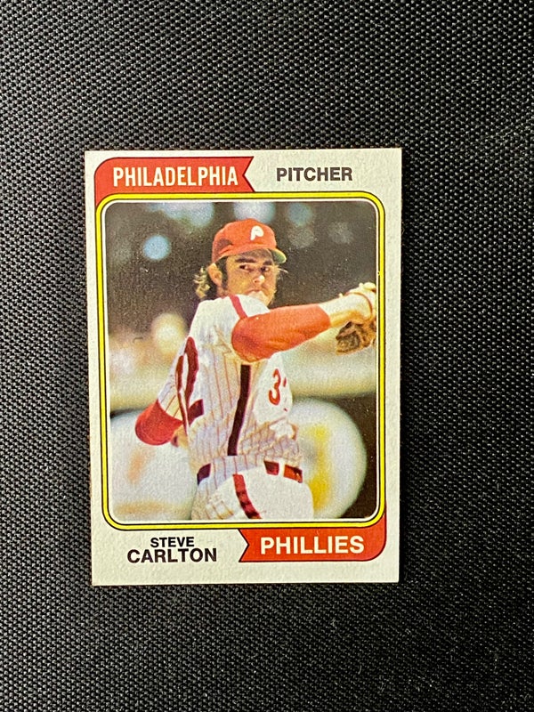 Vintage 1974 Steve Carlton Topps #95 MLB Baseball Trading Card NEAR MINT