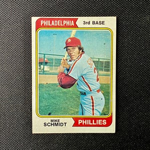 Vintage 1974 Mike Schmidt Topps #283 MLB Baseball Trading Card EX