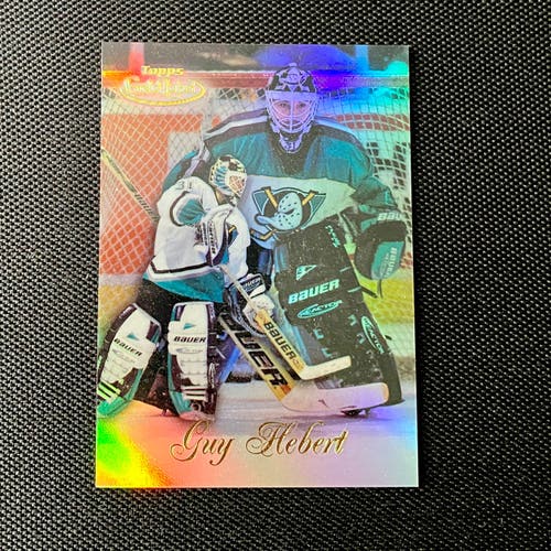 Anaheim Mighty Ducks Guy Herbert MINT 1999 Topps Gold Label NHL Hockey Card HOLOFOIL