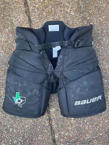 Used Medium Bauer Dallas Stars Elite Supreme Pro Hockey Goalie Pants