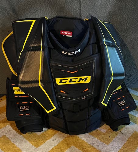 Used Medium CCM Pro Stock Premier Pro Goalie Chest Protector