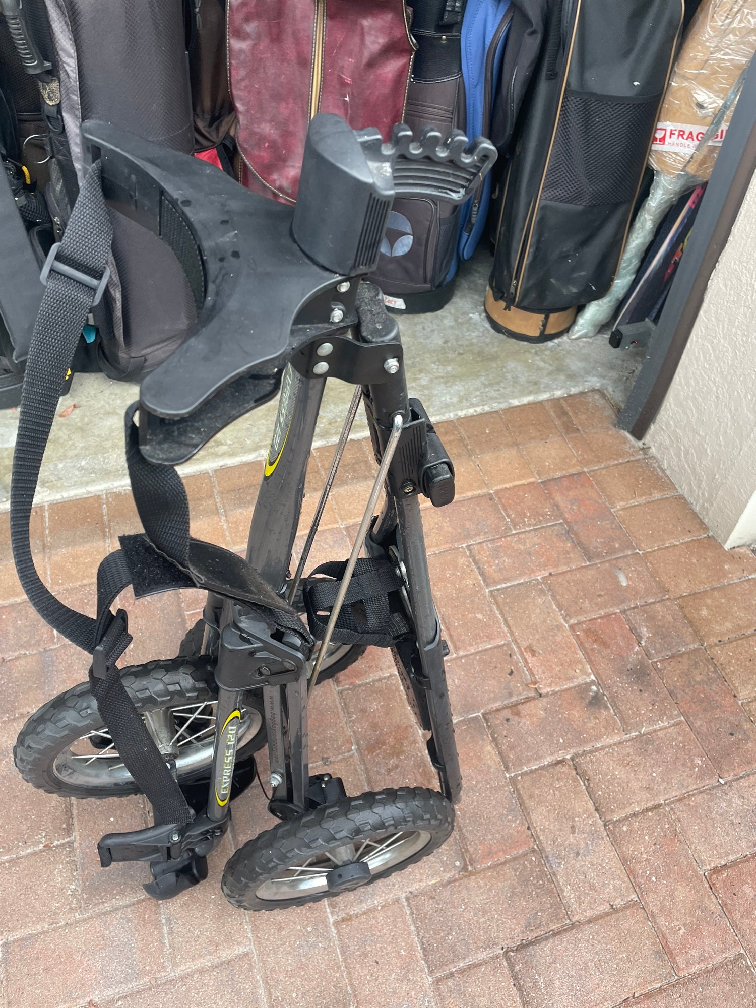 Bag Boy Express 120 Golf Push / Pull Cart 3 Wheeler SidelineSwap