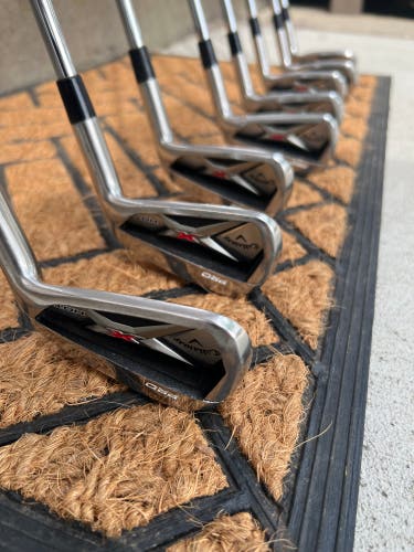 Men's Right Handed Stiff Flex Steel Shaft X Hot Pro Iron Set