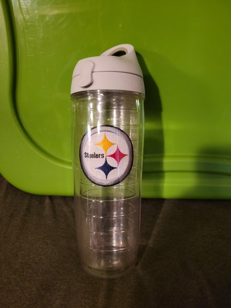 NFL Pittsburgh Steelers All Over 24 oz Water Bottle with lid