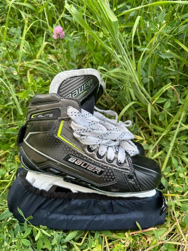 Used Bauer Regular Width Size 4 Elite Hockey Goalie Skates