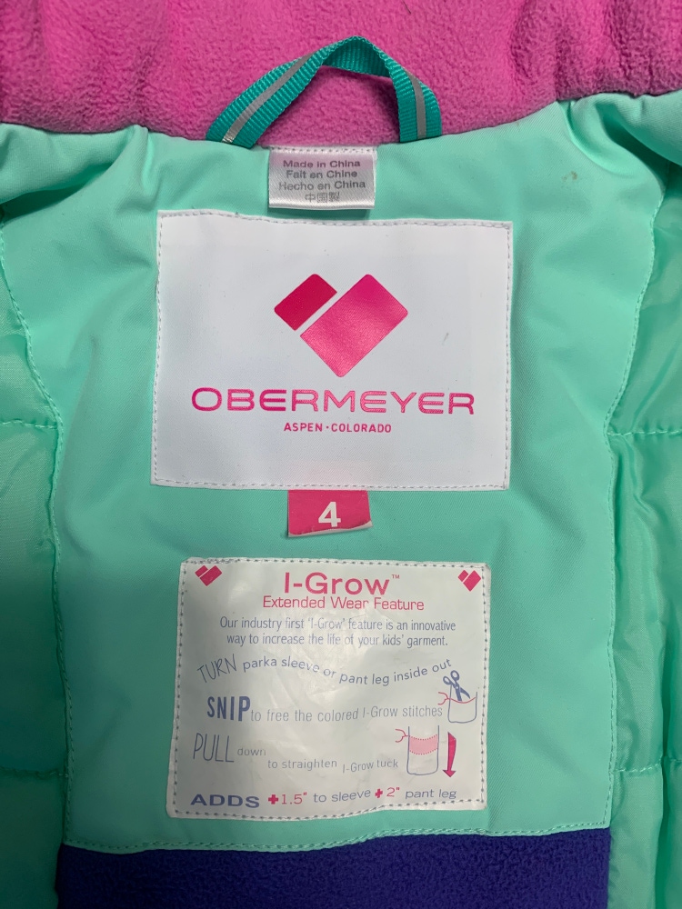 Green Used XS Obermeyer Jacket