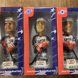 Team USA Collectible Lot Of 3 Bobble heads