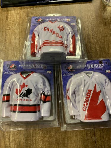 Team Canada Collectible Mini Jersey Lot Of 3