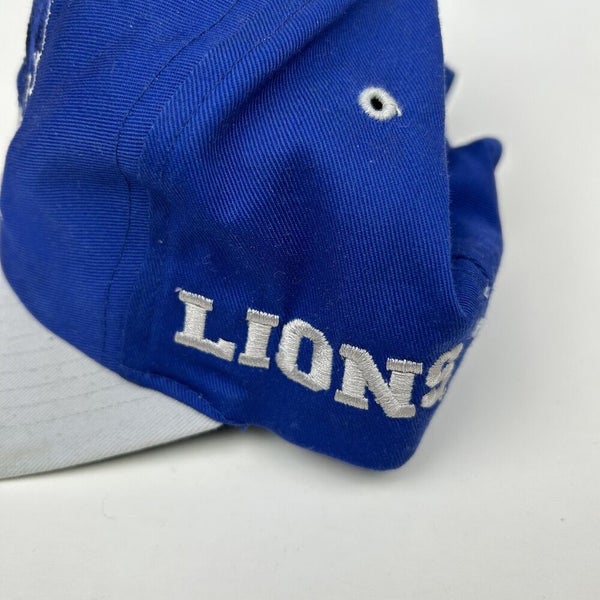 90's Detroit Lions Sports Specialties Script NFL Snapback Hat