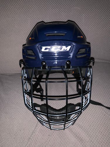 Used Large CCM Tacks 710 Helmet Combo
