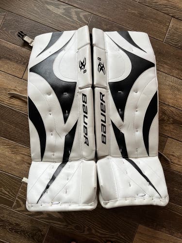 Used 33" Bauer RX8 Goalie Leg Pads
