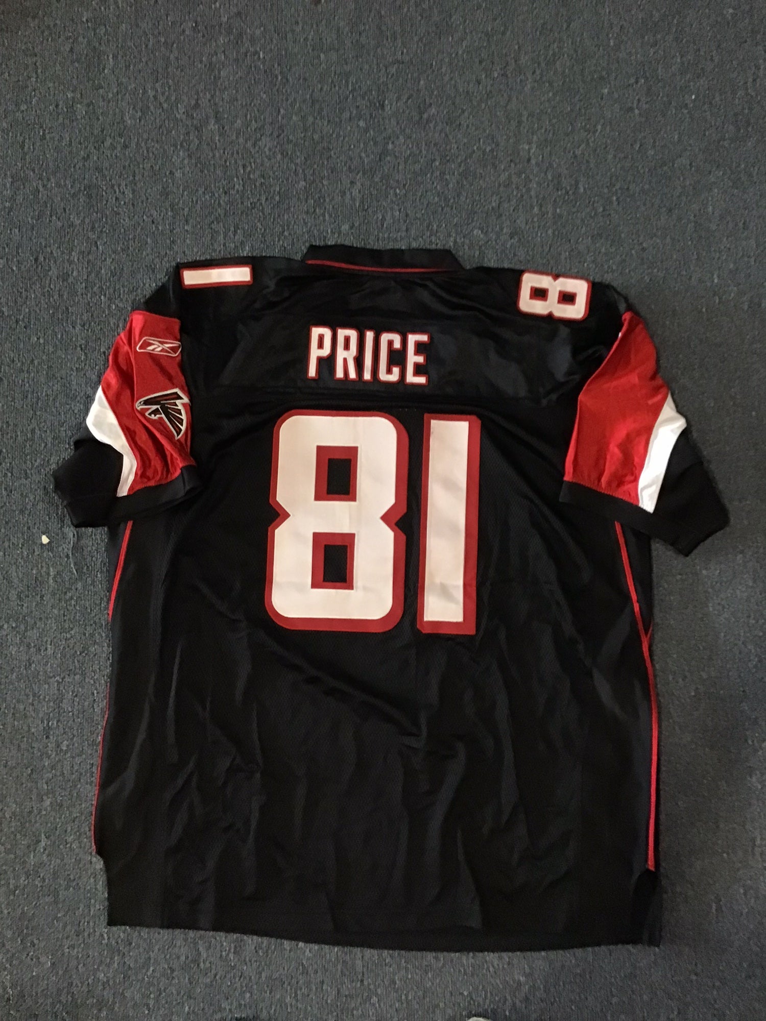 2003-04 ATLANTA FALCONS PRICE #81 REEBOK ON FIELD JERSEY (HOME) M