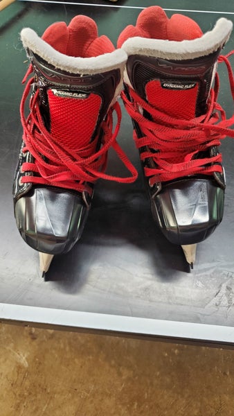 Senior Used Bauer Vapor 1X Hockey Goalie Skates Regular Width Size 8