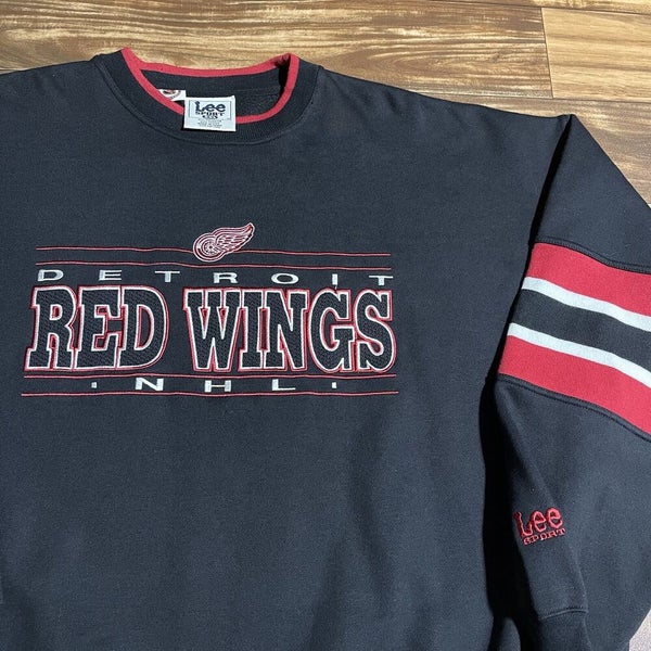 Vintage 90's Detroit Red Wings NHL ice hockey mens sweater jumper Size XL