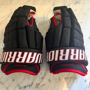 Used Chicago Blackhawks Warrior Franchise Gloves 15" Pro Stock