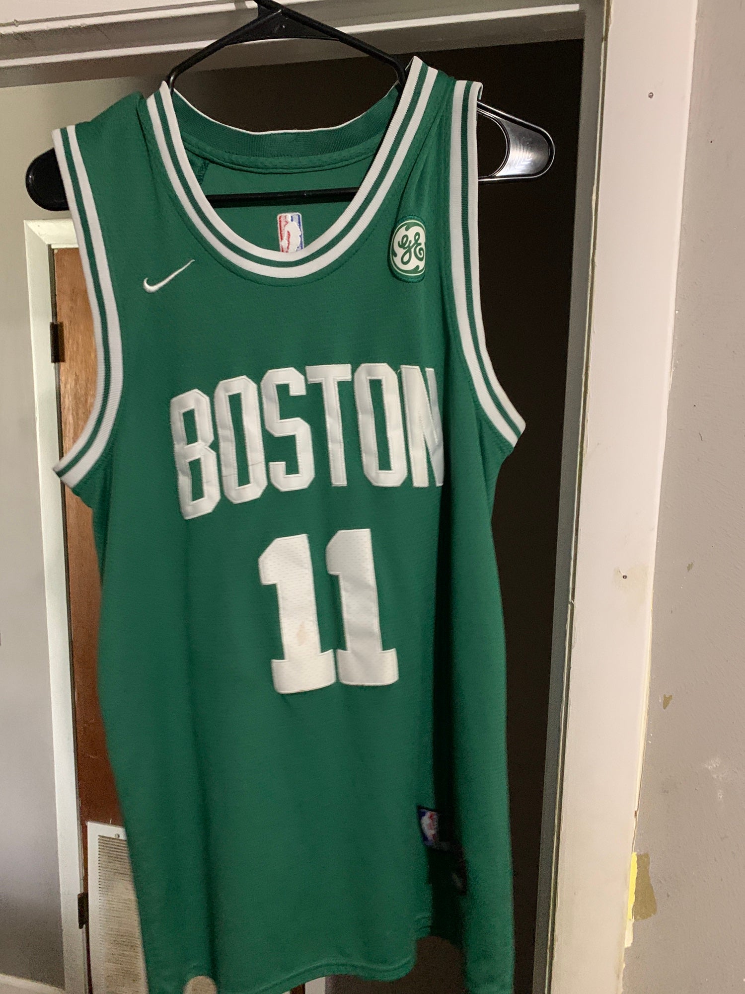 Boston Celtics City Edition Kyrie Irving Grey Swingman Size 44