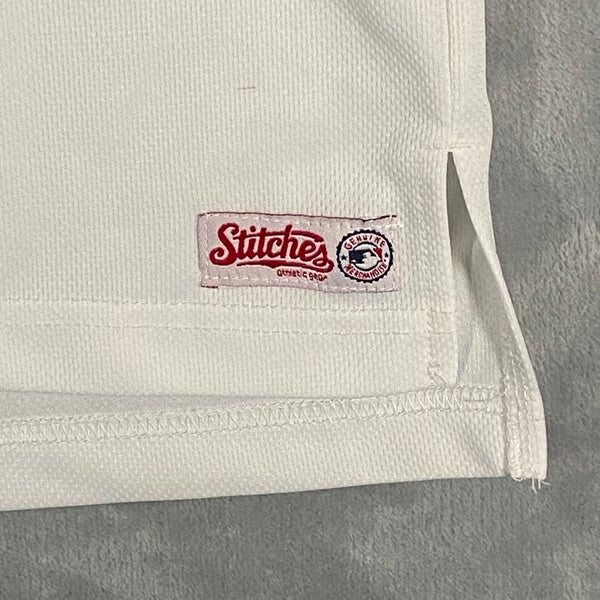 Stitches Mens Jersey Size M White Short Sleeve Sewn MLB San