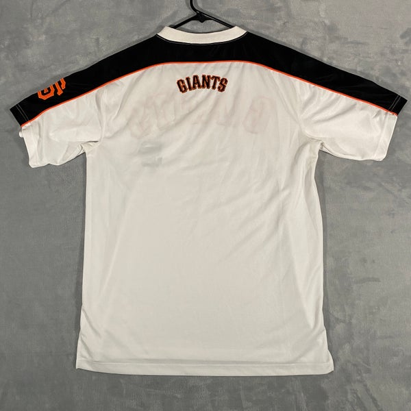 San Francisco Giants Stitches Team Color Button-Down Jersey - Black/Orange