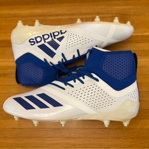 Adidas Adizero 5 Star 7.0 SK Football Cleats White Blue Men’s Size 14 NEW B44958