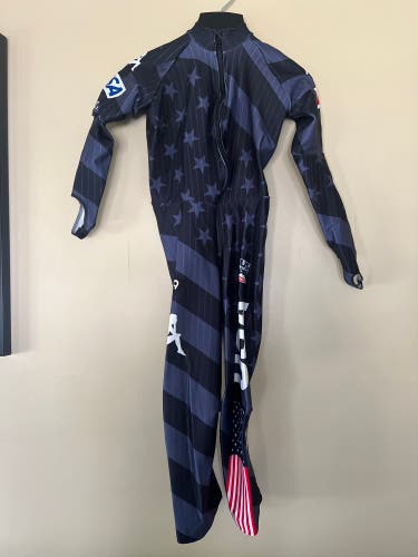 New Kappa Unpadded Downhill Suit, Medium, FIS Legal.