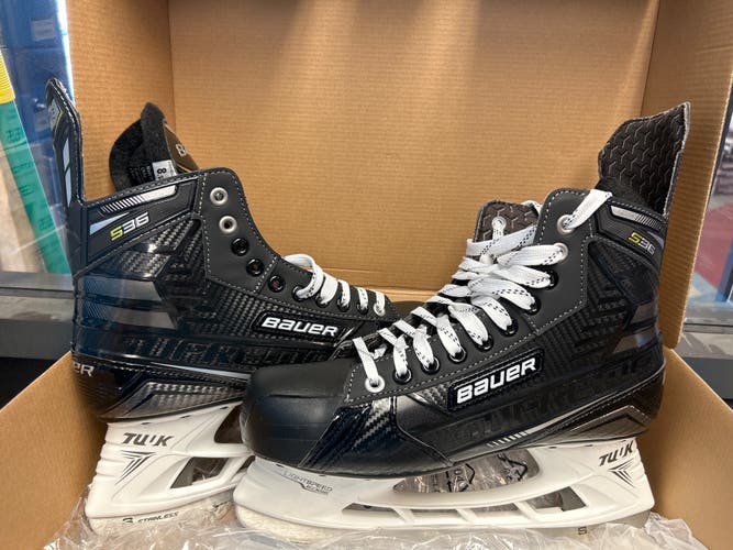 New Bauer Regular Width  Size 6.5 Supreme S36 Hockey Skates